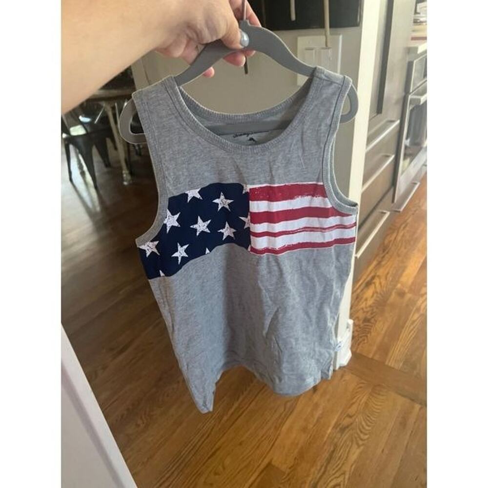 tommy bahama flag boy tank top size 7-8